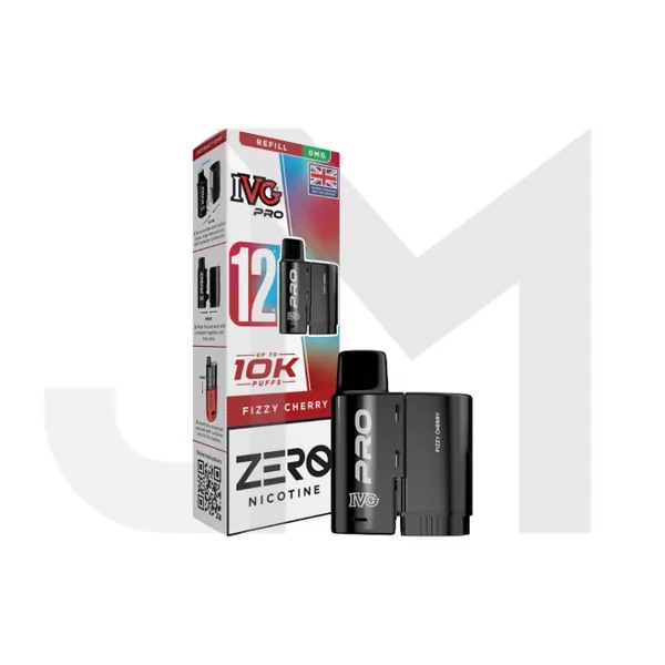 0mg IVG Pro 12 Refill Pods 10000 Puffs - Image 4