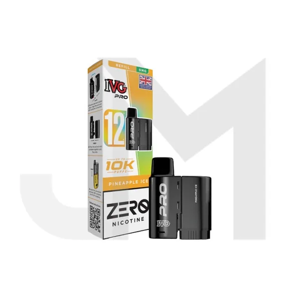 0mg IVG Pro 12 Refill Pods 10000 Puffs - Image 6