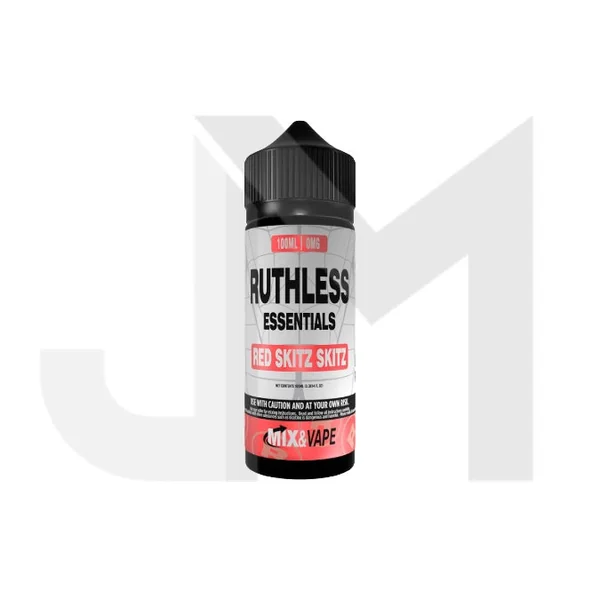 0mg Ruthless Essentials 100ml Shortfill (60VG/40PG) - Image 7