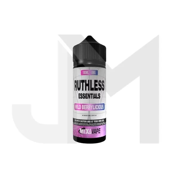 0mg Ruthless Essentials 100ml Shortfill (60VG/40PG) - Image 8