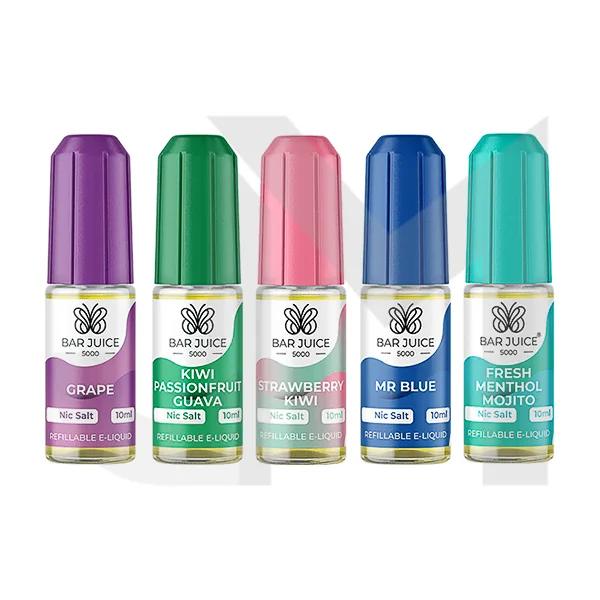 10mg Bar Juice 5000 Nic Salts 10ml (40VG/60PG)
