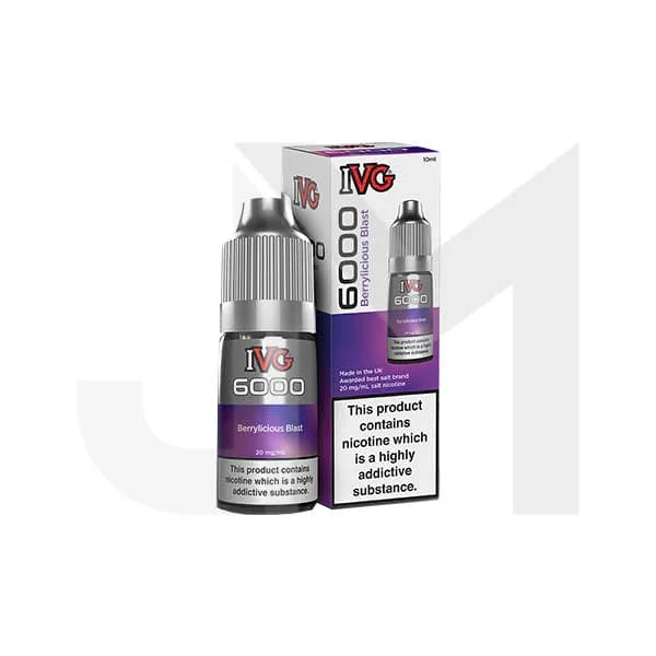 10mg IVG 6000 10ml Nic Salts (50VG/50PG) - Image 4
