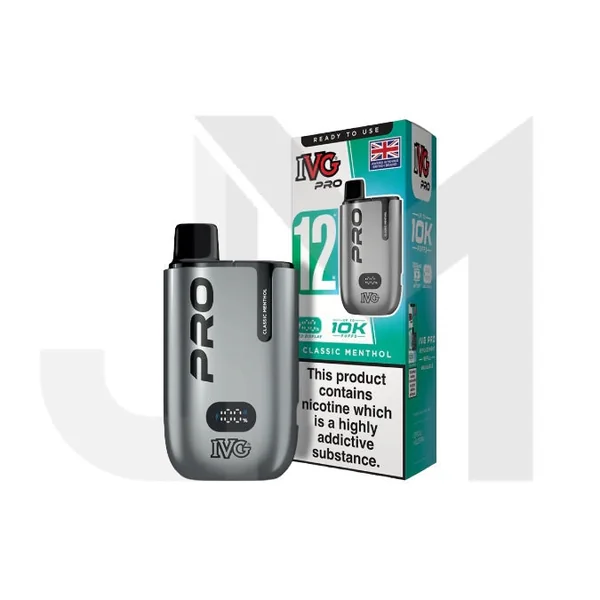 10mg IVG Pro 12 Prefilled Pod Vape Kit 10000 Puffs - Image 3