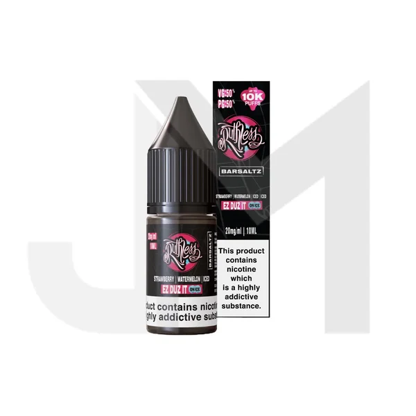 10mg Ruthless Nic Salt 10ml (50VG/50PG) - Image 5