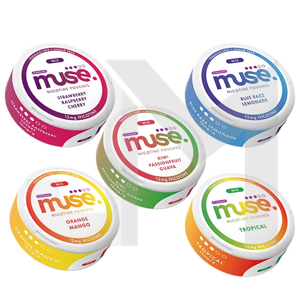 12mg Muse Nicotine Pouches (UK Made) - 20 Pouches