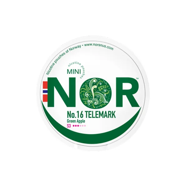 12mg NOR Mini Tobacco-Free Nicotine Pouches - 20 Discreet Pouches