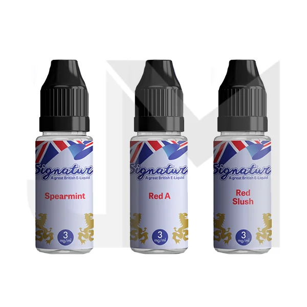 12mg Signature Vapours TPD 10ml E-Liquid (50VG/50PG)