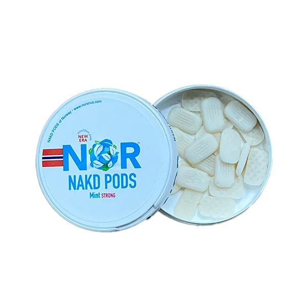 14mg NOR Strong NAKD Mint Pods - 20 Dissolvable Pods