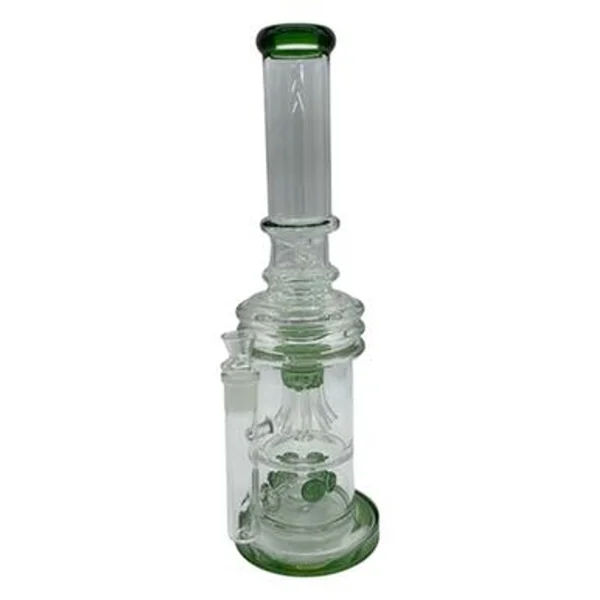 17" Jelly Fish Glass Water Pipe - Image 2