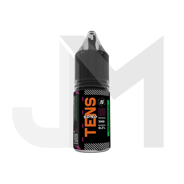 18mg Tens 50/50 10ml (50VG/50PG) - (Full Box) Pack Of 10 - Image 7
