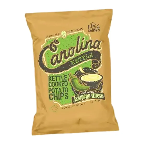 1 in 6 Snacks Carolina Kettle Cozumel Jalapeno Queso Chips