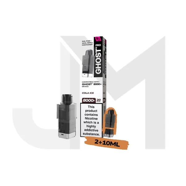 20mg Ghost Pro 8000+ By Vapes Bars Prefilled Pods - Image 12