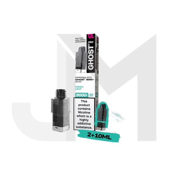 20mg Ghost Pro 8000+ By Vapes Bars Prefilled Pods - Image 14