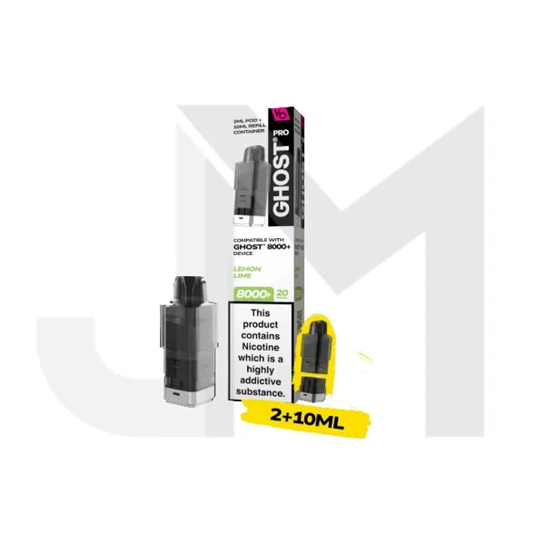 20mg Ghost Pro 8000+ By Vapes Bars Prefilled Pods - Image 18