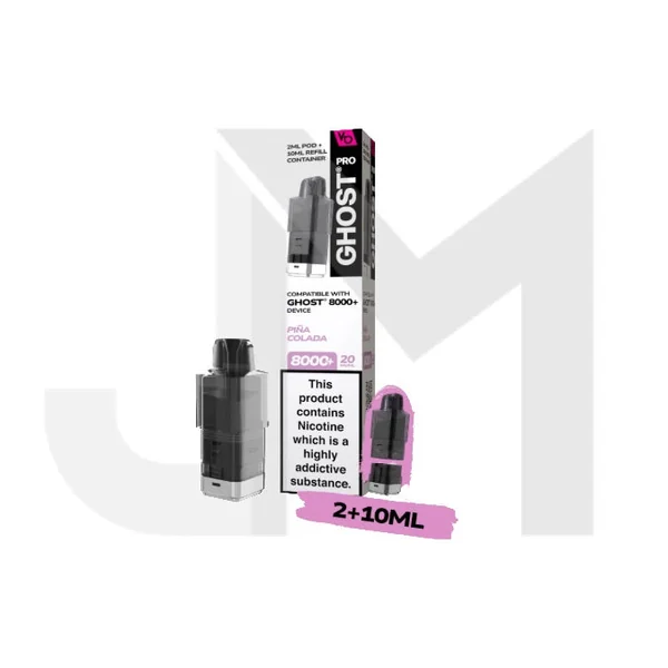 20mg Ghost Pro 8000+ By Vapes Bars Prefilled Pods - Image 20