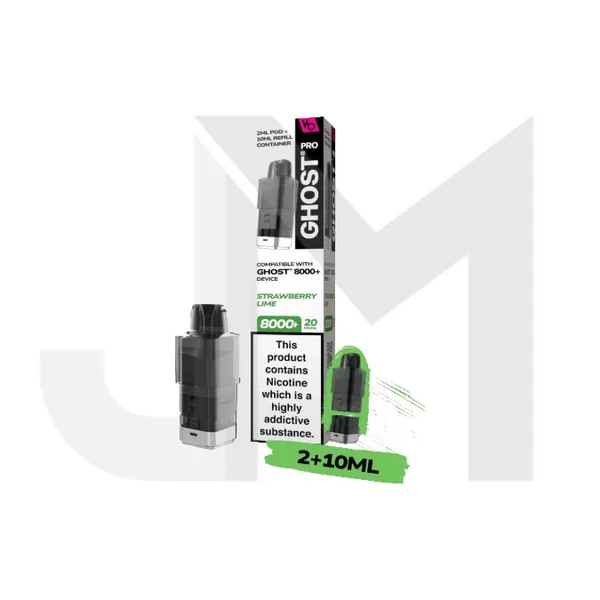 20mg Ghost Pro 8000+ By Vapes Bars Prefilled Pods - Image 24