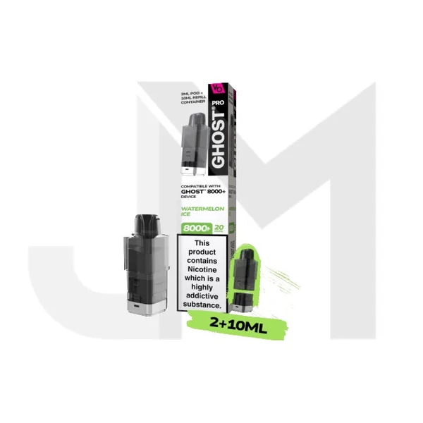 20mg Ghost Pro 8000+ By Vapes Bars Prefilled Pods - Image 31