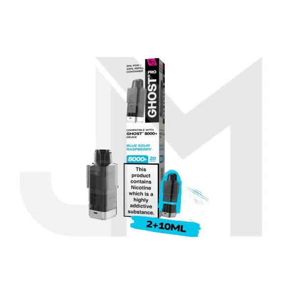 20mg Ghost Pro 8000+ By Vapes Bars Prefilled Pods - Image 5