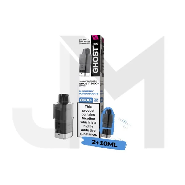 20mg Ghost Pro 8000+ By Vapes Bars Prefilled Pods - Image 6