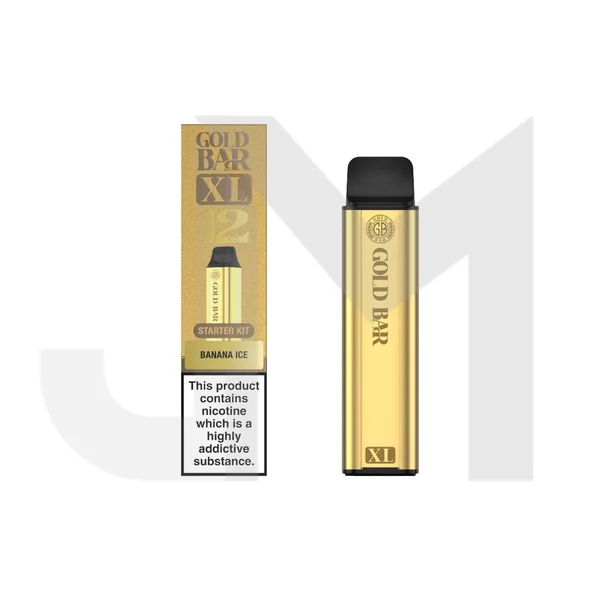 20mg Gold Bar XL Prefilled Pod Vape Kit 10000 Puffs - Image 3