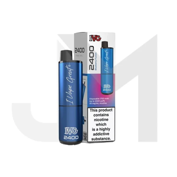 20mg IVG 2400 4 in 1 Pod Rechargeable Vape Kit 2400 Puffs - Image 12