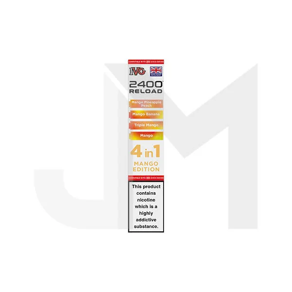 20mg IVG 2400 Reload Multi Edition Prefilled Pods 2ml 2400 Puffs - 4 Pcs - Image 17