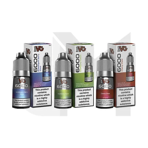 20mg IVG 6000 10ml Nic Salts (50VG/50PG)