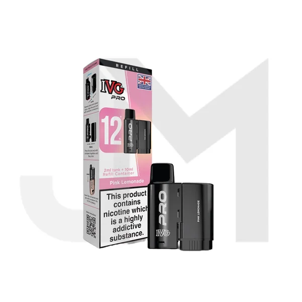 20mg IVG Pro 12 Refill Pod Pack 10000 Puffs - Image 15