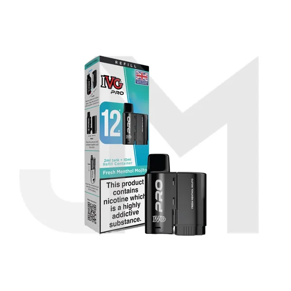 20mg IVG Pro 12 Refill Pod Pack 10000 Puffs - Image 16
