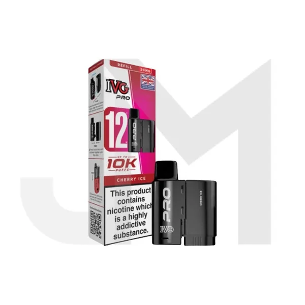 20mg IVG Pro 12 Refill Pod Pack 10000 Puffs - Image 17