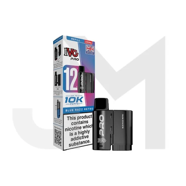 20mg IVG Pro 12 Refill Pod Pack 10000 Puffs - Image 18