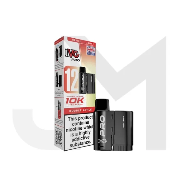 20mg IVG Pro 12 Refill Pod Pack 10000 Puffs - Image 21