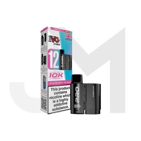 20mg IVG Pro 12 Refill Pod Pack 10000 Puffs - Image 28