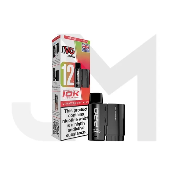 20mg IVG Pro 12 Refill Pod Pack 10000 Puffs - Image 30