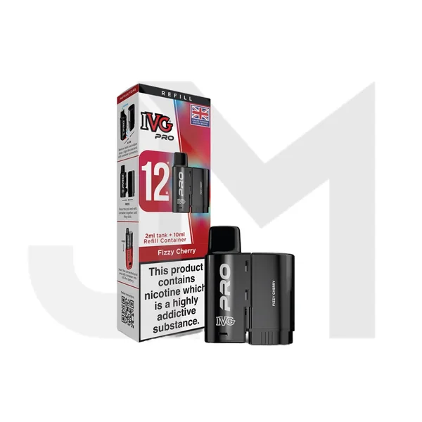 20mg IVG Pro 12 Refill Pod Pack 10000 Puffs - Image 4