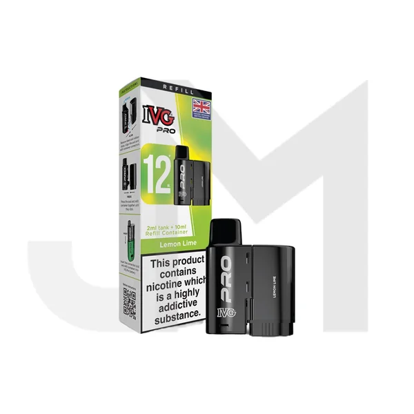20mg IVG Pro 12 Refill Pod Pack 10000 Puffs - Image 5