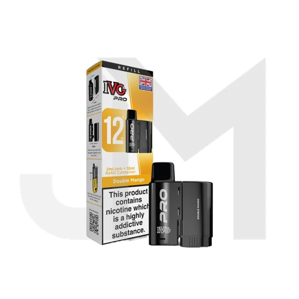 20mg IVG Pro 12 Refill Pod Pack 10000 Puffs - Image 8