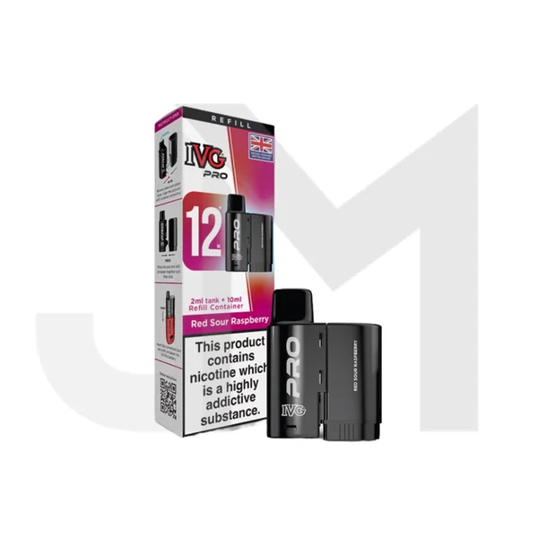 20mg IVG Pro 12 Refill Pod Pack 10000 Puffs - Image 9