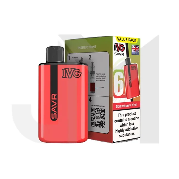 20mg IVG SAVR Prefilled Pod Vape Kit 3000 Puffs - Image 27