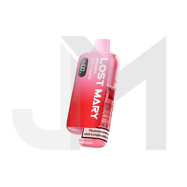 20mg LOST MARY BM6000 Refillable Pod Kit - 6000 Puffs - Image 20