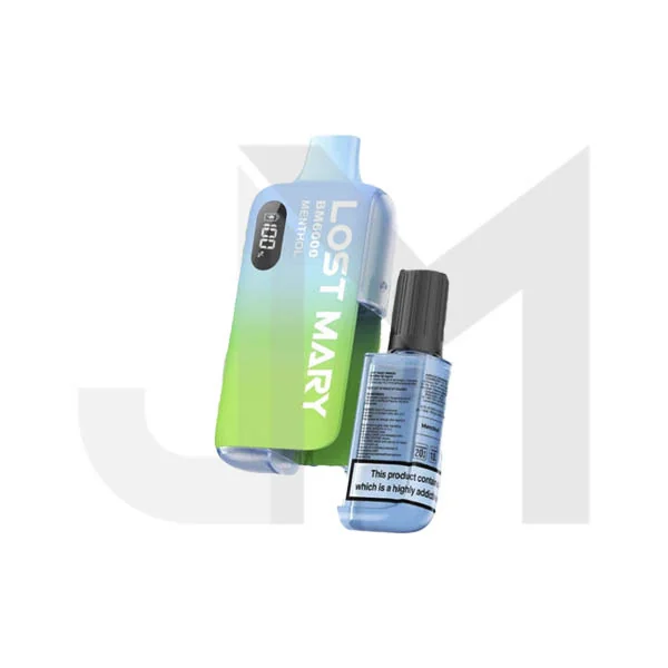20mg LOST MARY BM6000 Refillable Pod Kit - 6000 Puffs - Image 40