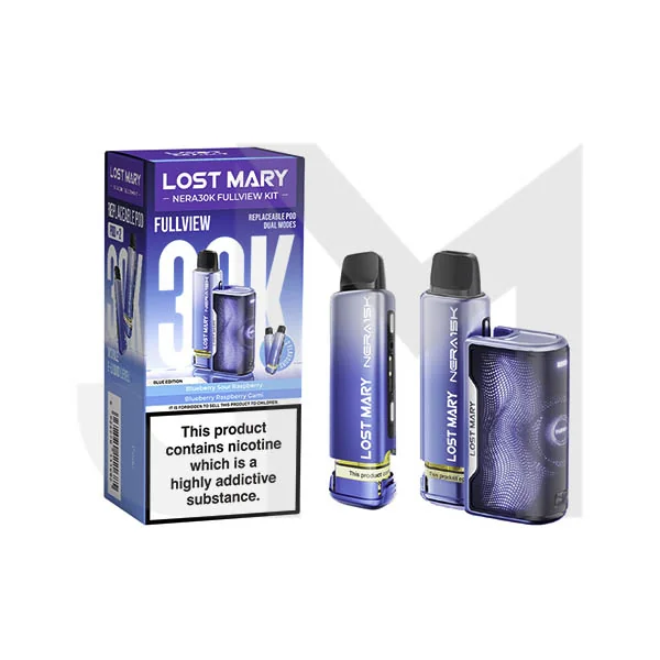 20mg LOST MARY Nera 30K Multi Edition Prefilled Pod Vape Kit - 30000 Puffs - Image 3