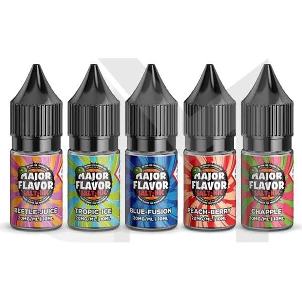 20mg Major Flavor Nic Salts 10ml (60VG/40PG)