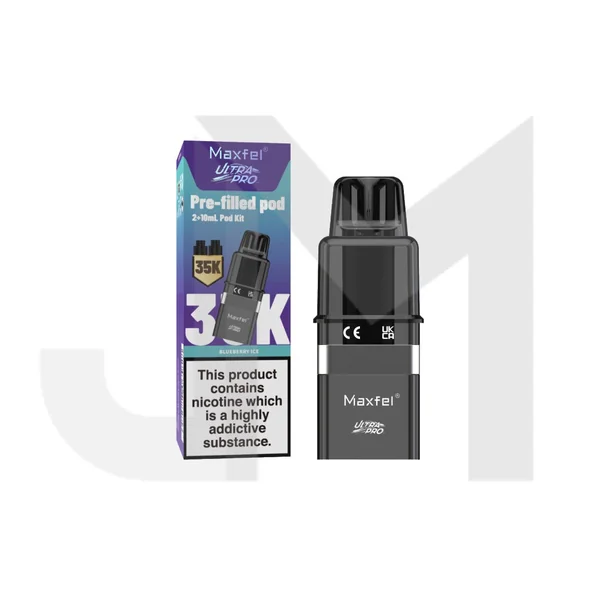 20mg Maxfel Ultra Pro Replacement Prefilled Pods 17500 Puffs - Image 2