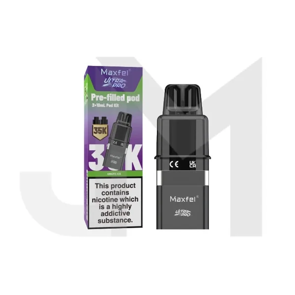 20mg Maxfel Ultra Pro Replacement Prefilled Pods 17500 Puffs - Image 13