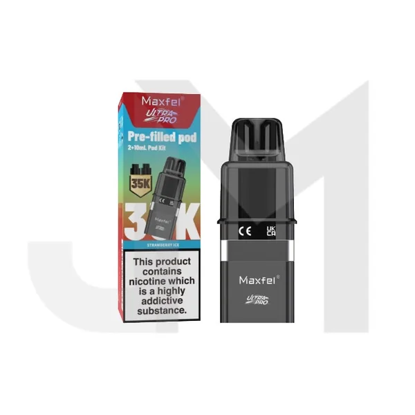 20mg Maxfel Ultra Pro Replacement Prefilled Pods 17500 Puffs - Image 25