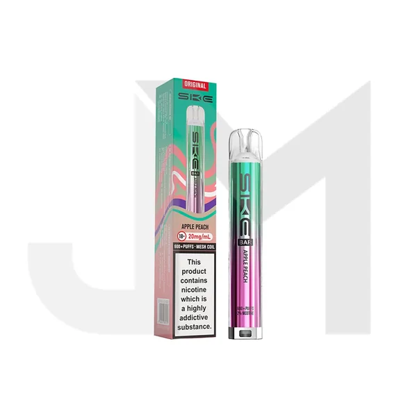 20mg SKE Bar 600 Rechargeable Prefilled Pod Vape Kit - Image 2
