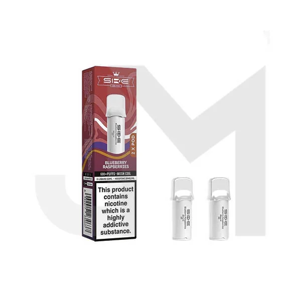 20mg SKE Crystal Pro Replacement Prefilled Pods 2ml 1200 Puffs - 2 Pcs - Image 4