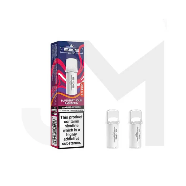 20mg SKE Crystal Pro Replacement Prefilled Pods 2ml 1200 Puffs - 2 Pcs - Image 5