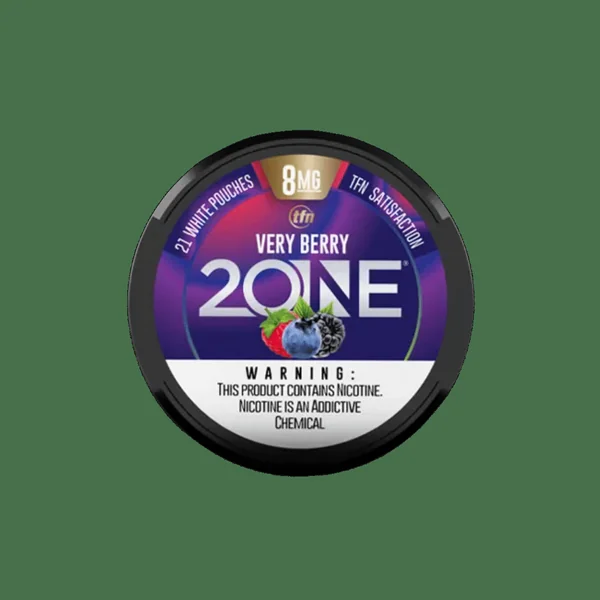 2ONE Nicotine Pouches 8mg (21 Count per Can) Ultimate Satisfaction TFN - Image 2